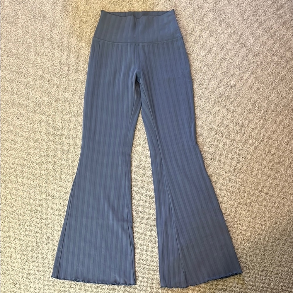 Aerie Blue Flared Leggings